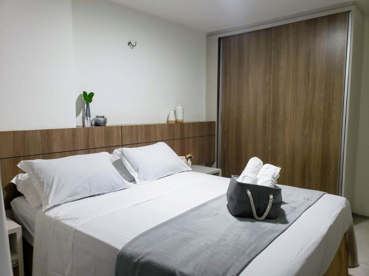 Paraiso Das Dunas - Apartamento A Beira Mar Com Jacuzzi - Proximo Ao Beach Park อากีราซ ภายนอก รูปภาพ