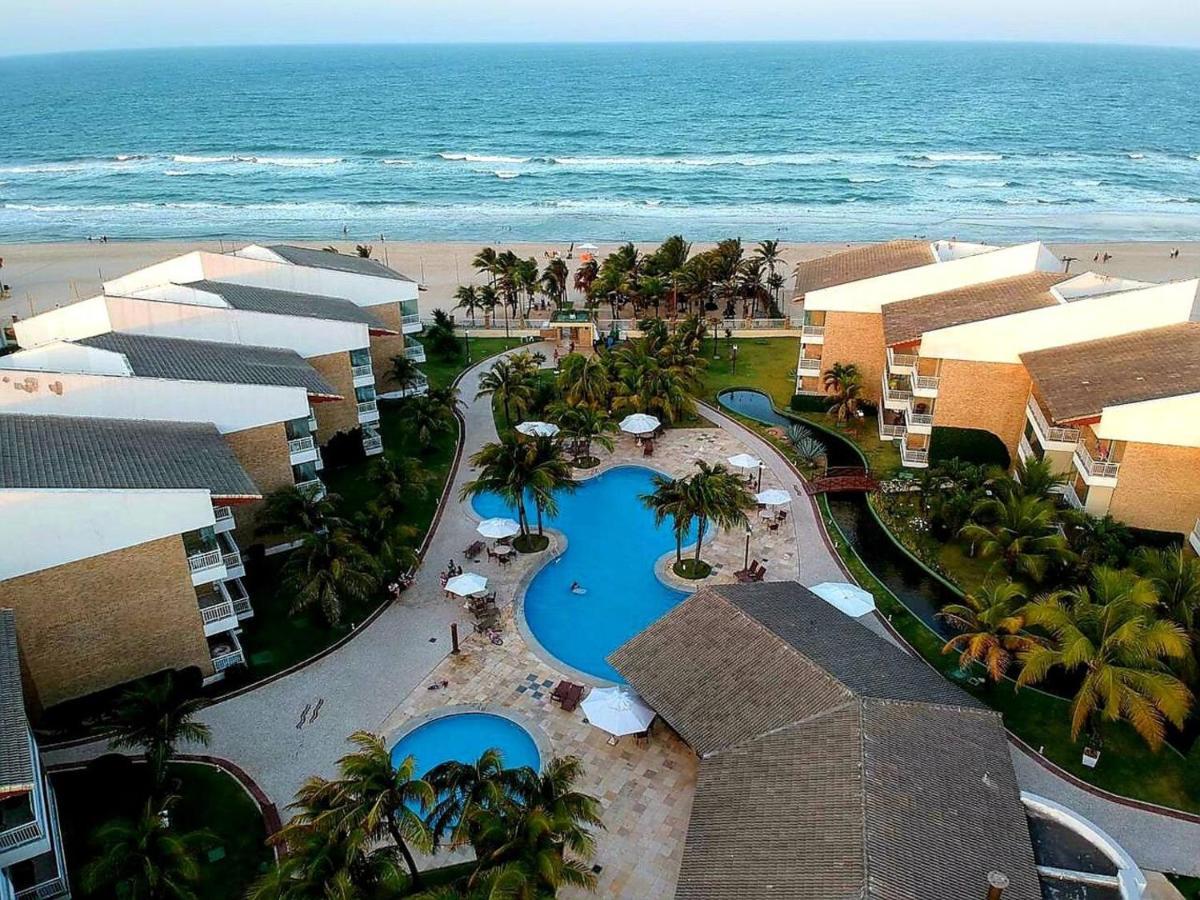Paraiso Das Dunas - Apartamento A Beira Mar Com Jacuzzi - Proximo Ao Beach Park อากีราซ ภายนอก รูปภาพ
