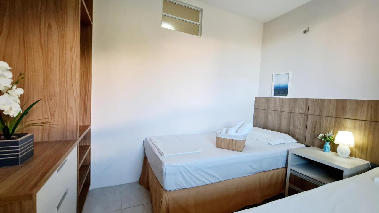 Paraiso Das Dunas - Apartamento A Beira Mar Com Jacuzzi - Proximo Ao Beach Park อากีราซ ภายนอก รูปภาพ