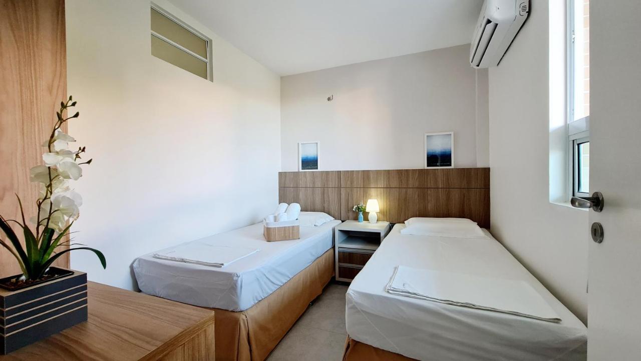 Paraiso Das Dunas - Apartamento A Beira Mar Com Jacuzzi - Proximo Ao Beach Park อากีราซ ภายนอก รูปภาพ