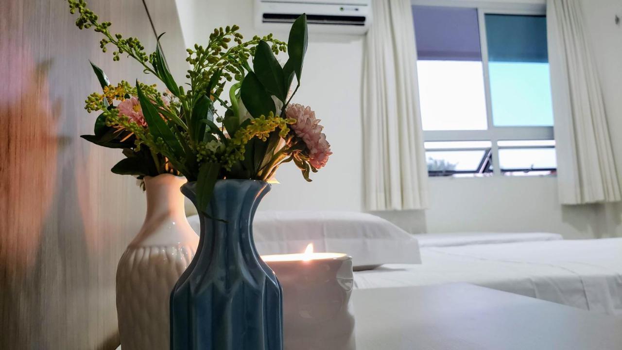 Paraiso Das Dunas - Apartamento A Beira Mar Com Jacuzzi - Proximo Ao Beach Park อากีราซ ภายนอก รูปภาพ