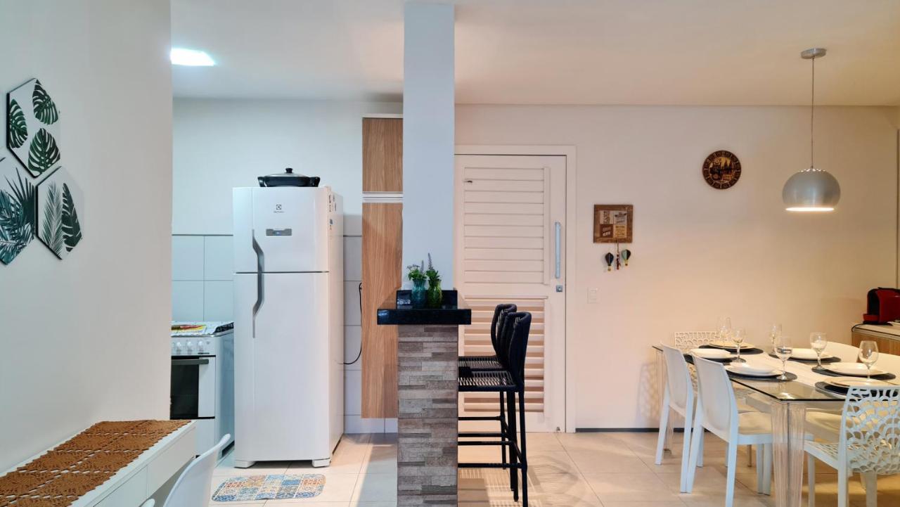 Paraiso Das Dunas - Apartamento A Beira Mar Com Jacuzzi - Proximo Ao Beach Park อากีราซ ภายนอก รูปภาพ