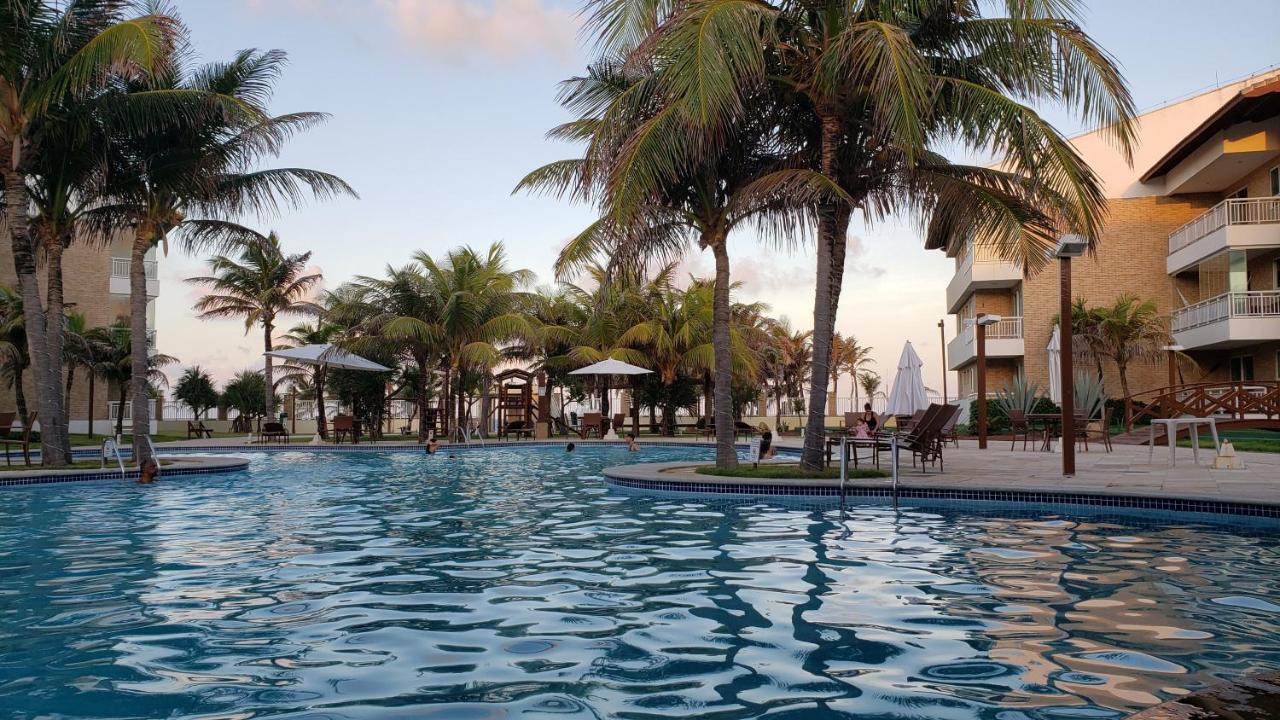 Paraiso Das Dunas - Apartamento A Beira Mar Com Jacuzzi - Proximo Ao Beach Park อากีราซ ภายนอก รูปภาพ