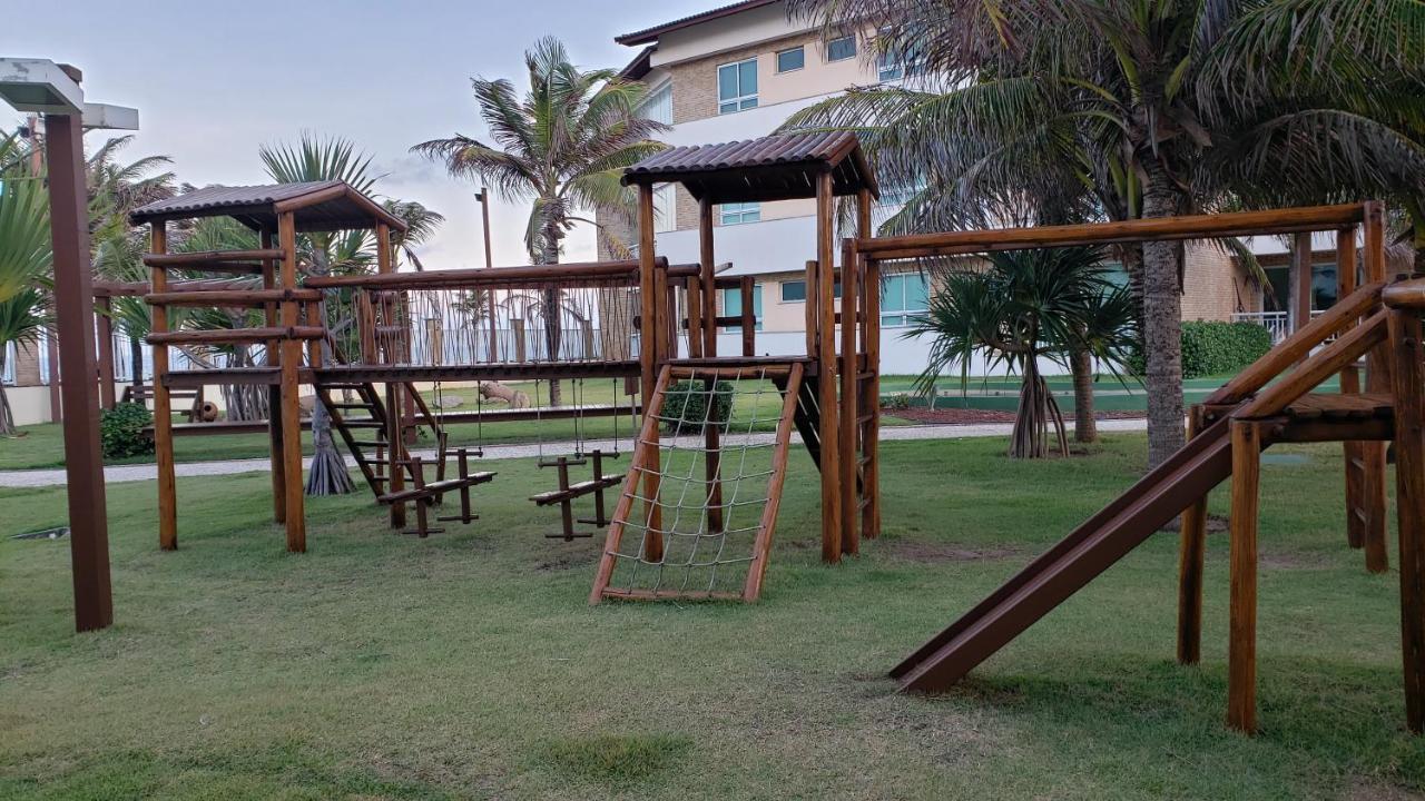 Paraiso Das Dunas - Apartamento A Beira Mar Com Jacuzzi - Proximo Ao Beach Park อากีราซ ภายนอก รูปภาพ