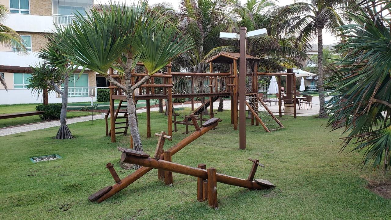 Paraiso Das Dunas - Apartamento A Beira Mar Com Jacuzzi - Proximo Ao Beach Park อากีราซ ภายนอก รูปภาพ