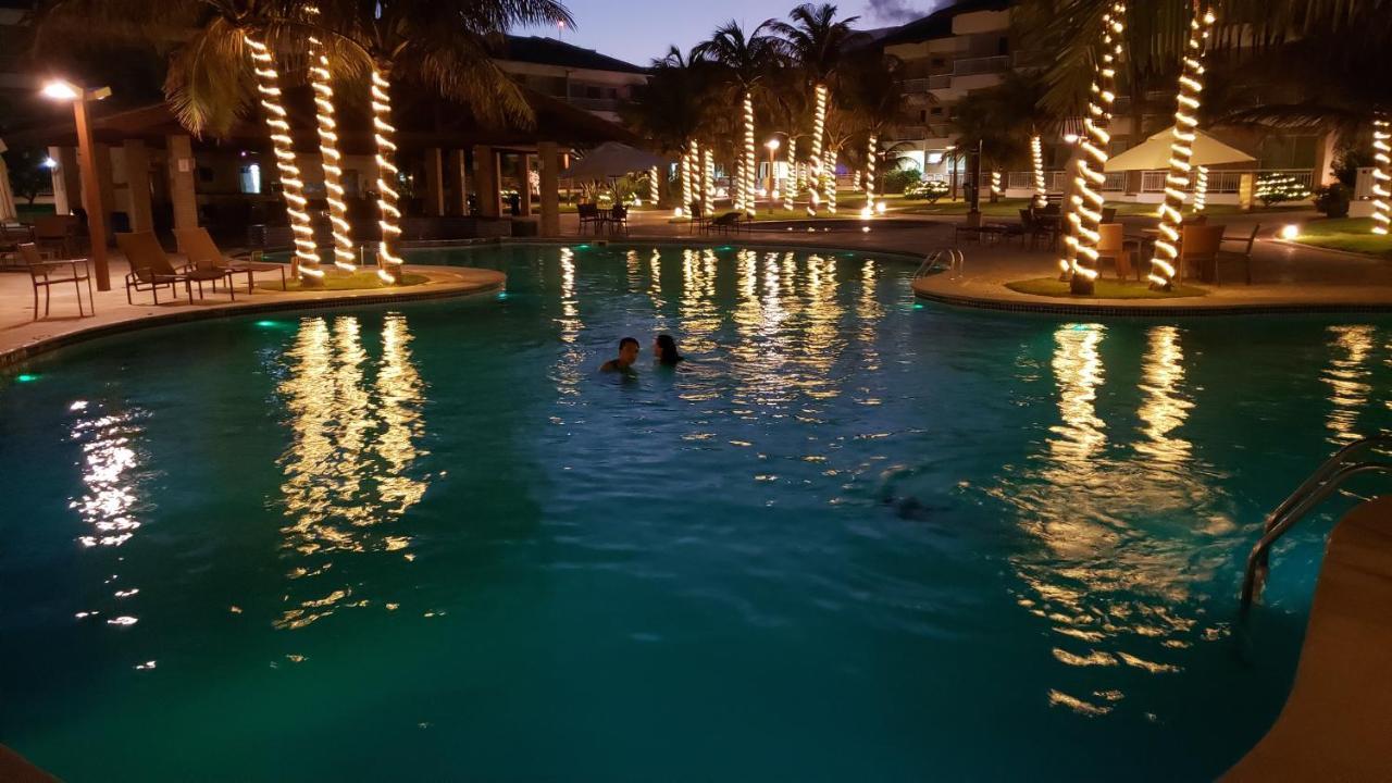 Paraiso Das Dunas - Apartamento A Beira Mar Com Jacuzzi - Proximo Ao Beach Park อากีราซ ภายนอก รูปภาพ