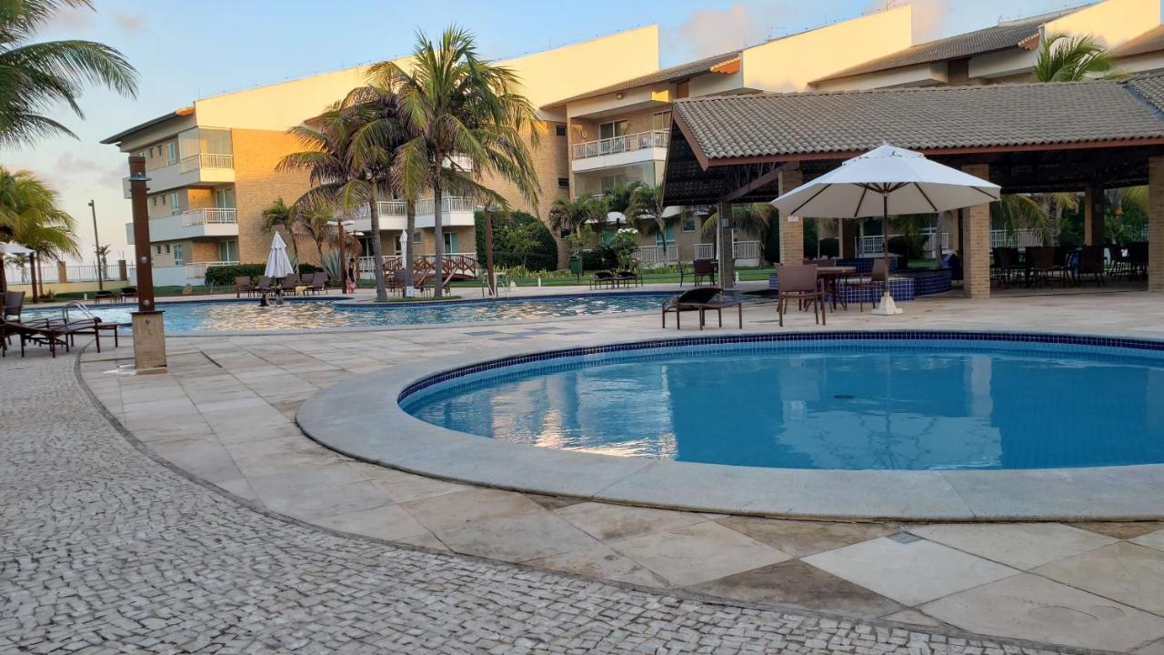 Paraiso Das Dunas - Apartamento A Beira Mar Com Jacuzzi - Proximo Ao Beach Park อากีราซ ภายนอก รูปภาพ