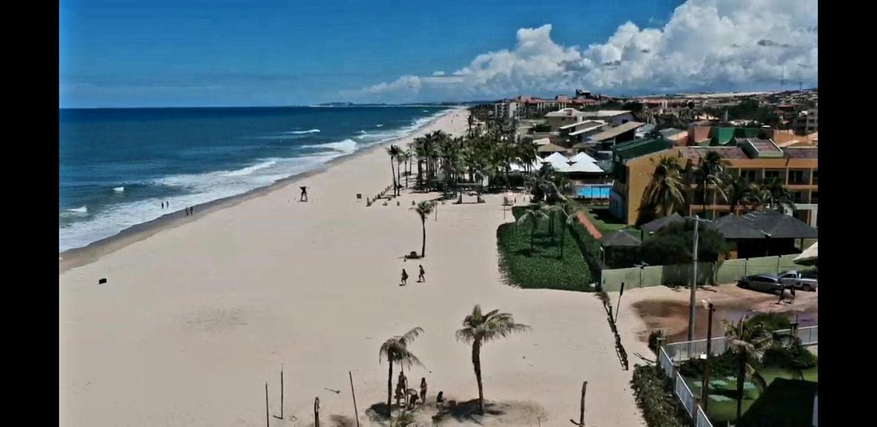 Paraiso Das Dunas - Apartamento A Beira Mar Com Jacuzzi - Proximo Ao Beach Park อากีราซ ภายนอก รูปภาพ