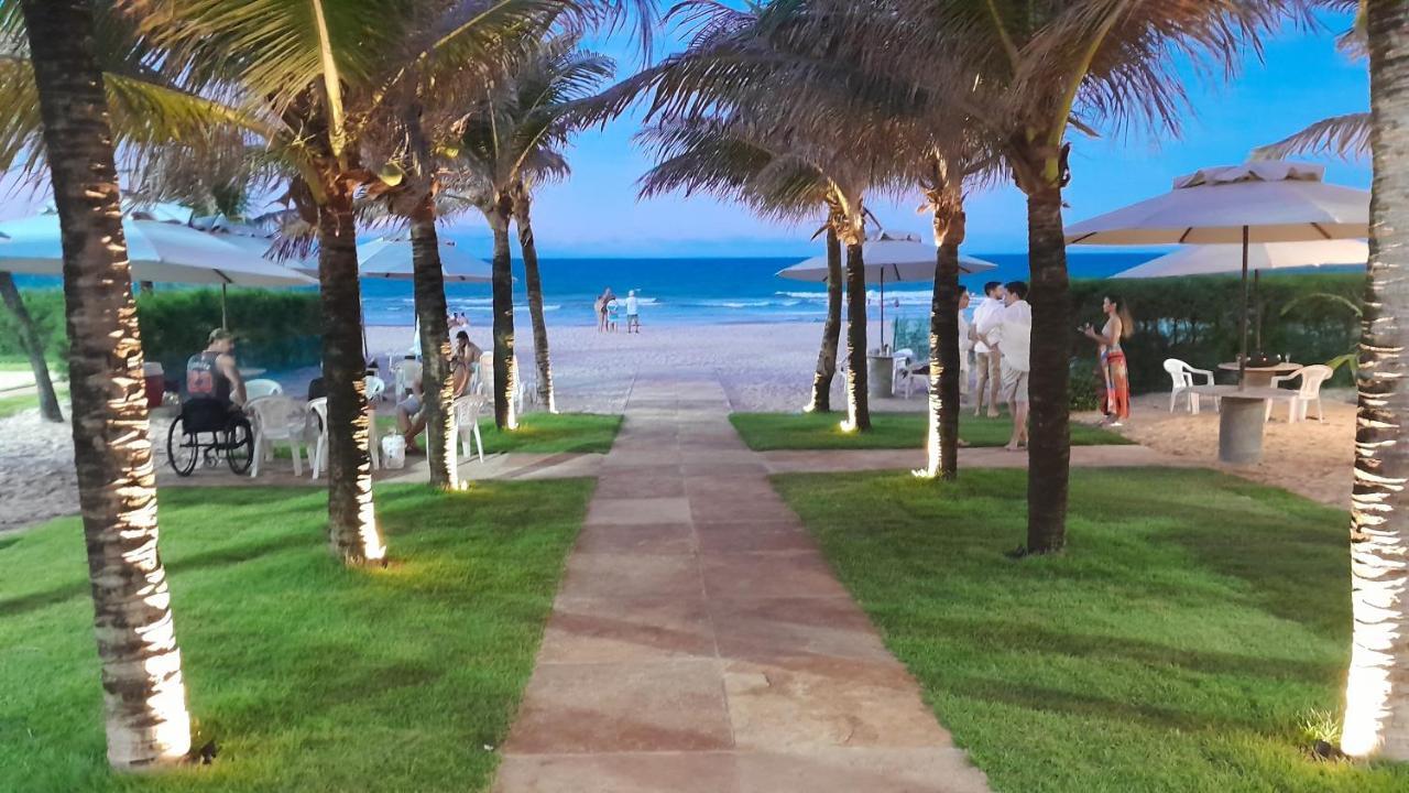 Paraiso Das Dunas - Apartamento A Beira Mar Com Jacuzzi - Proximo Ao Beach Park อากีราซ ภายนอก รูปภาพ